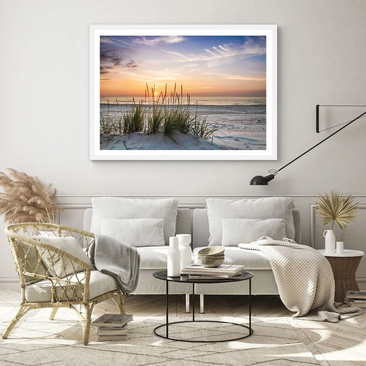 Poszter fekete keretben - Nézz, gondolkozz, érezz - 40x30 cm