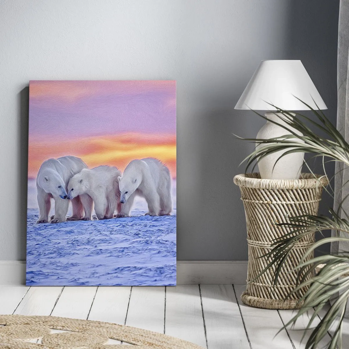 Vászonkép - Elég a családi meleg - 50x70 cm