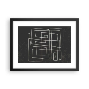 Poszter fehér keretben - Nem olyan egyszerű - 40x30 cm