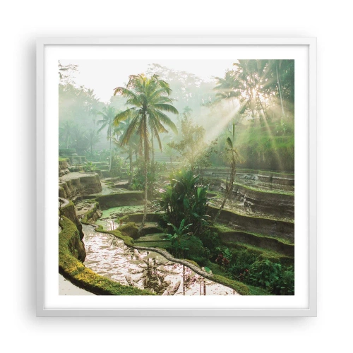 Poszter fekete keretben - Felnőni a napon - 60x60 cm