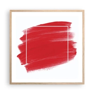 Poszter világos tölgy keretben - A kereten kívül - 60x60 cm