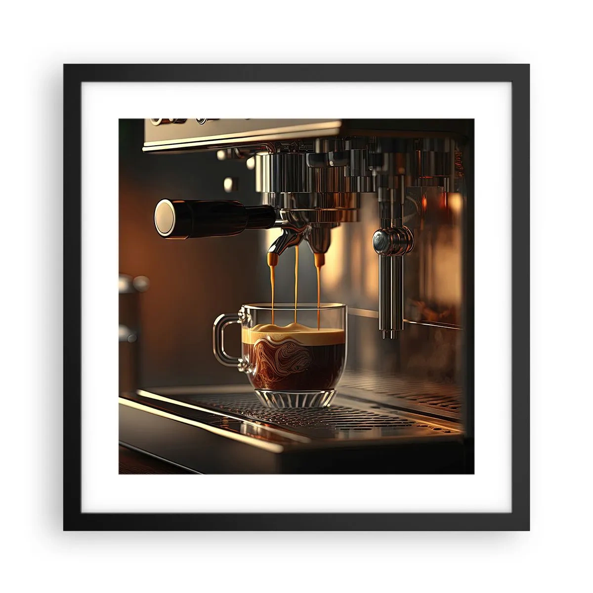 Poszter fehér keretben - Egy érzéki főzet - 40x40 cm