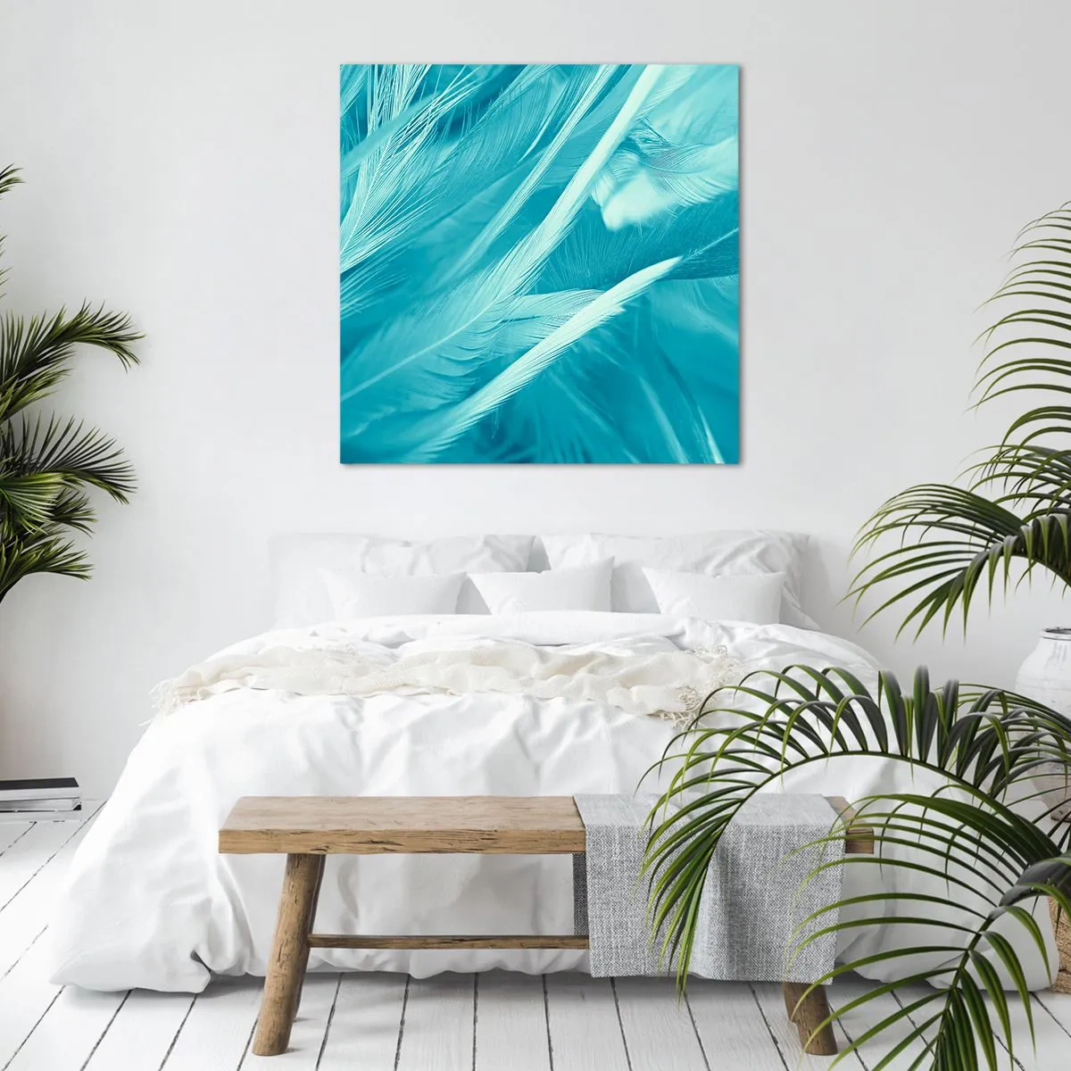 Vászonkép - Elmerülni a pehelyben - 40x40 cm