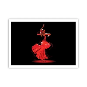 Poszter - A flamenco tüzes szelleme - 100x70 cm