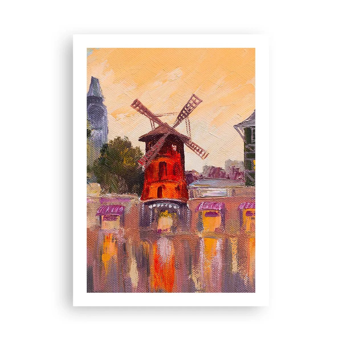 Poszter - Párizsi ikonok - Moulin Rouge - 50x70 cm