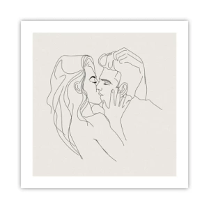 Poszter - Összegabalyodva az érzésben - 50x50 cm