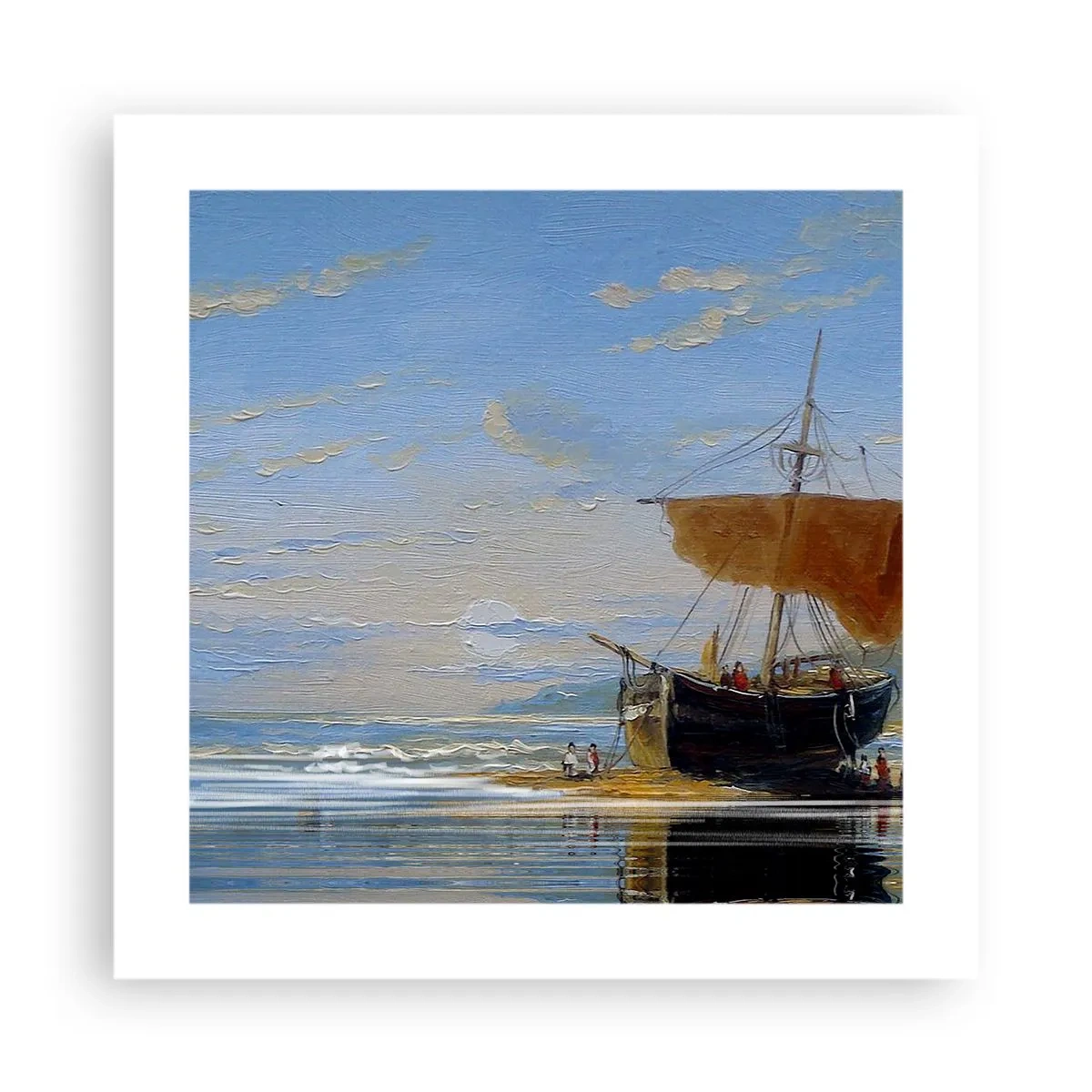 Poszter - Víz, föld, levegő - 40x40 cm