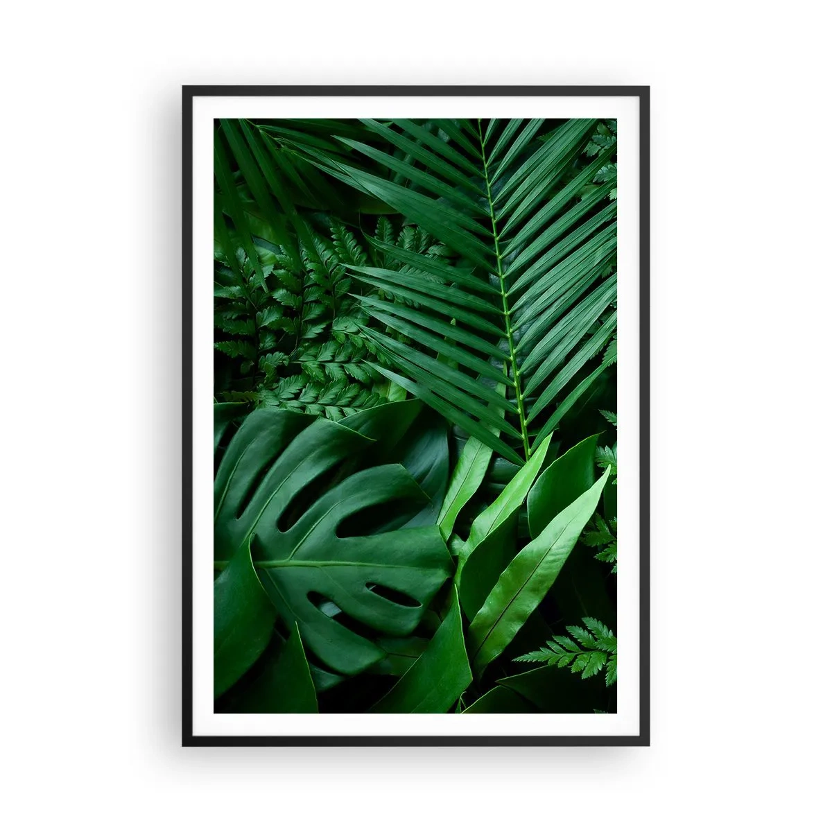 Poszter fehér keretben - Összebújva a zöldben - 70x100 cm