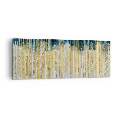 Vászonkép - Aranyozott határ - 140x50 cm