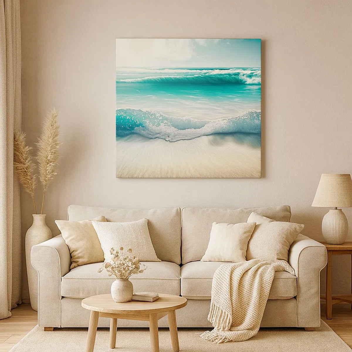 Vászonkép - Az óceán nyugalma - 30x30 cm