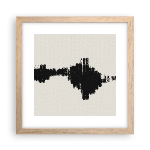 Poszter világos tölgy keretben - A képzelet rezgései - 30x30 cm