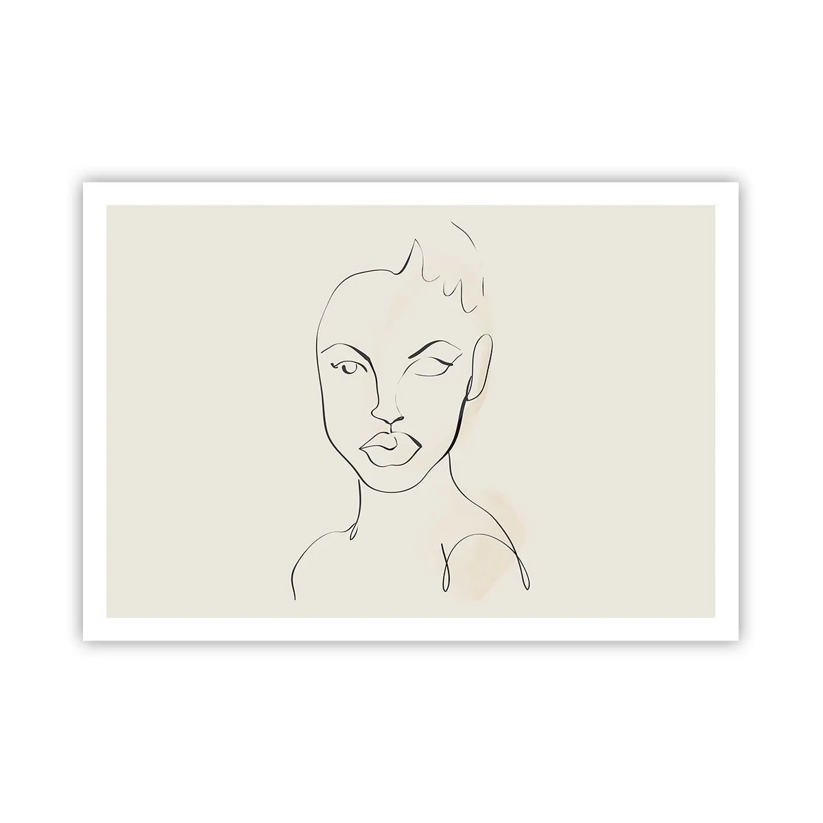 Poszter - Az érzékiség körvonala - 100x70 cm