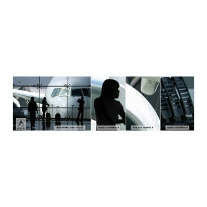 Fotótapéta Minta Standard Eco - Vis a vis a repülőtéren - Repülőgép, Repülőtér, Utazások - 100x30 cm