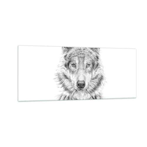 Üveg kép - Született vezető - 100x40 cm