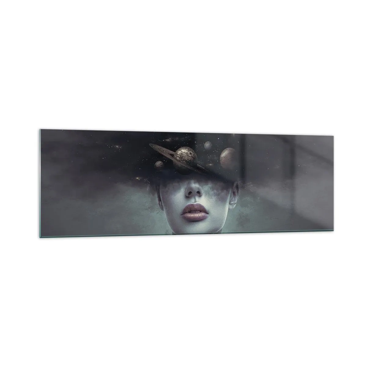 Üveg kép - És a bolygók megvadulnak... - 160x50 cm