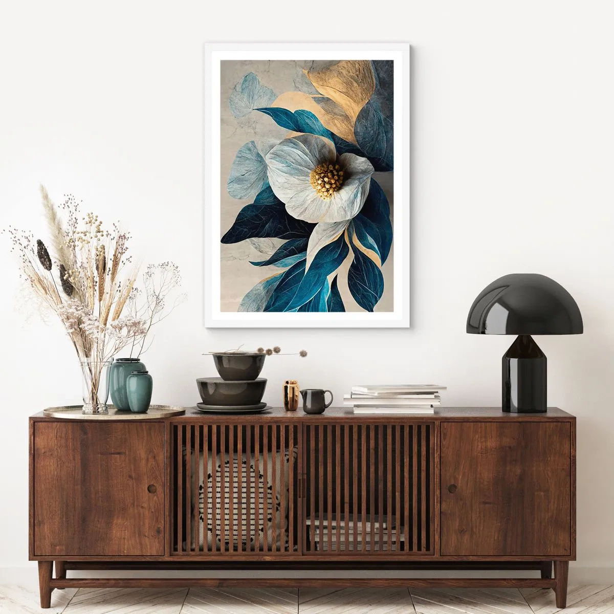 Poszter fekete keretben - Arany szíve van - 50x70 cm