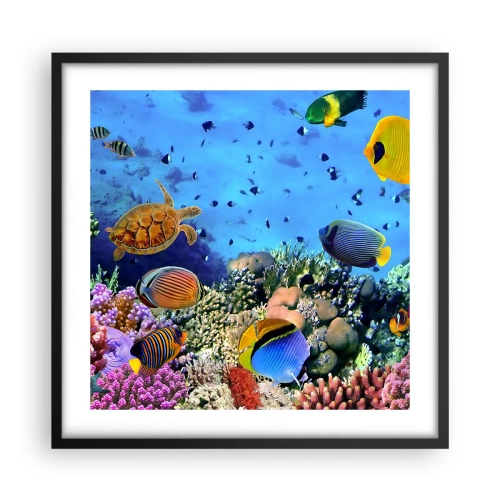 Poszter fehér keretben - És mit tudunk az életről... - 50x50 cm