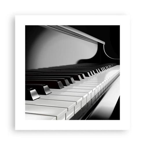 Poszter - A formák és színek harmóniája - 40x40 cm