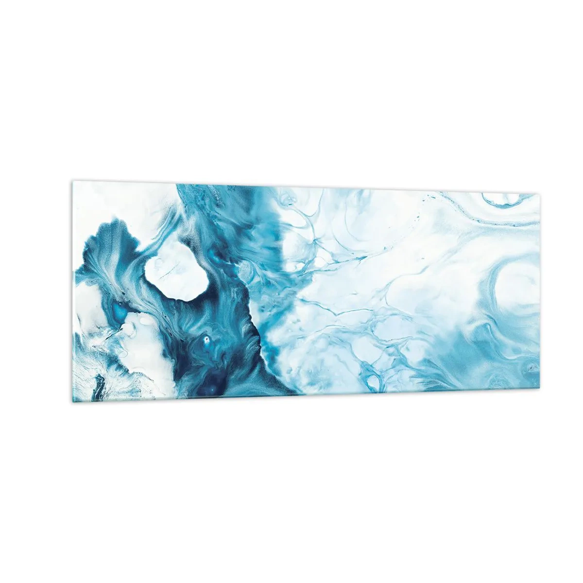 Üveg kép - Kékség koncertje - 100x40 cm