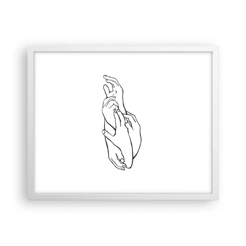 Poszter fekete keretben - Jó érintés - 50x40 cm