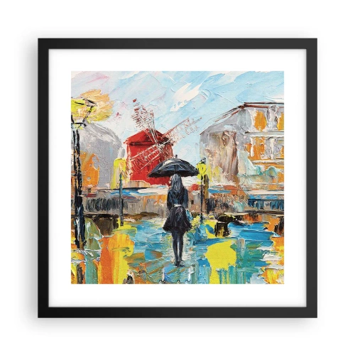 Poszter fehér keretben - Párizsi legendák - 40x40 cm