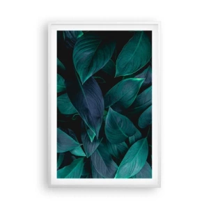 Poszter fekete keretben - Maga a zöldellő növényzet - 61x91 cm