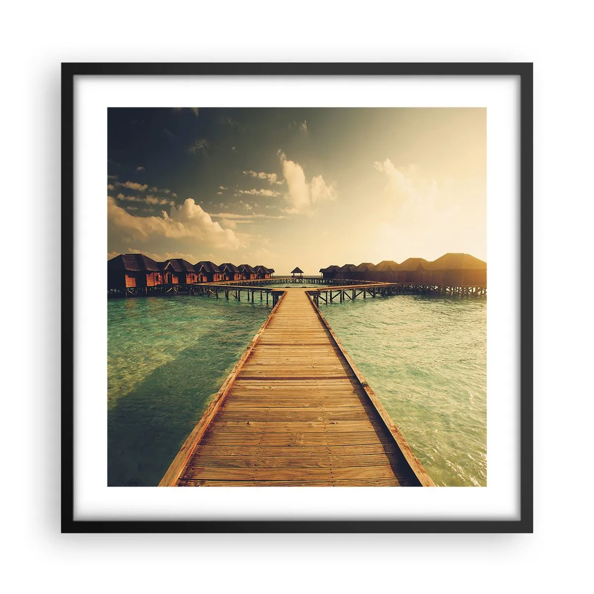 Poszter fehér keretben - Tiszteletteljes meghívás - 50x50 cm