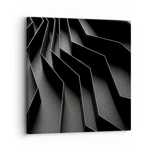 Vászonkép - Térbeli rend - 30x30 cm