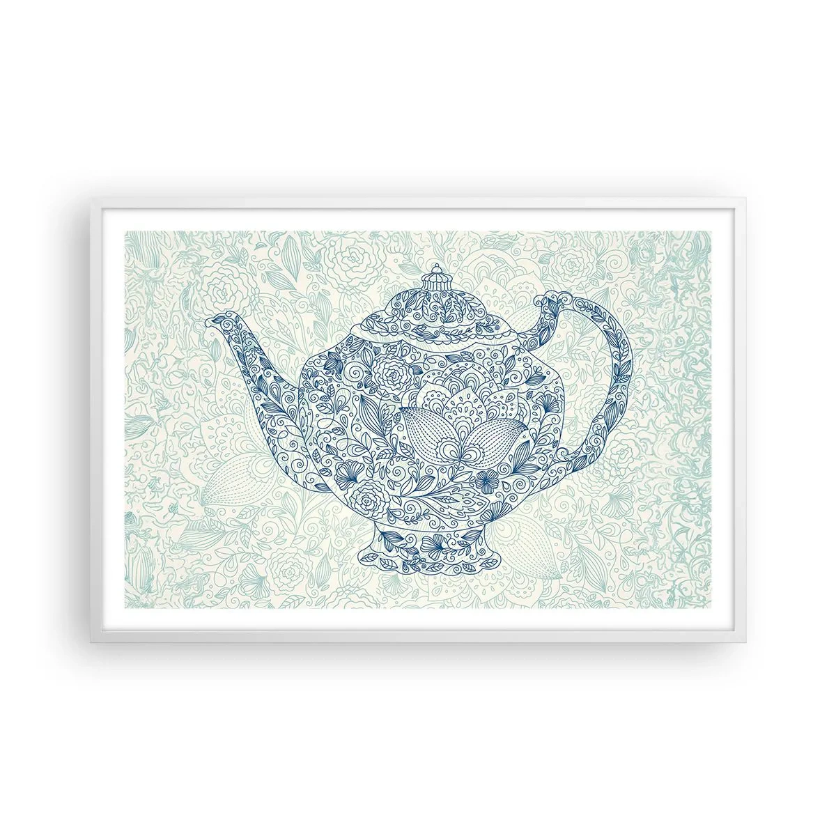 Poszter fekete keretben - Tea varázsa - 91x61 cm