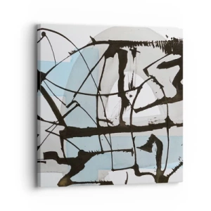 Vászonkép - Mindennek ellenére kék - 30x30 cm