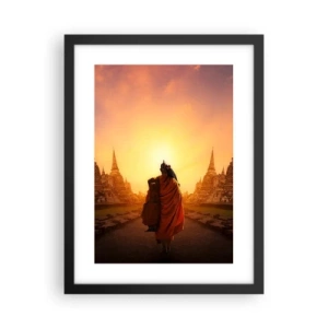 Poszter fehér keretben - Nyugalomban a végtelenségen át - 30x40 cm