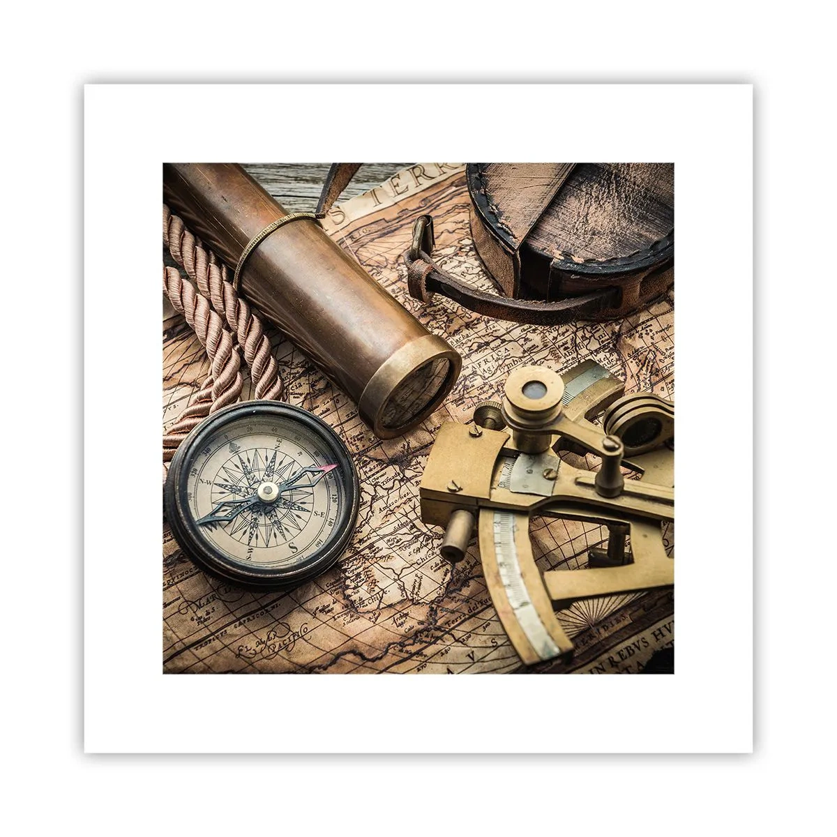 Poszter - Állítson be egy irányt - 30x30 cm