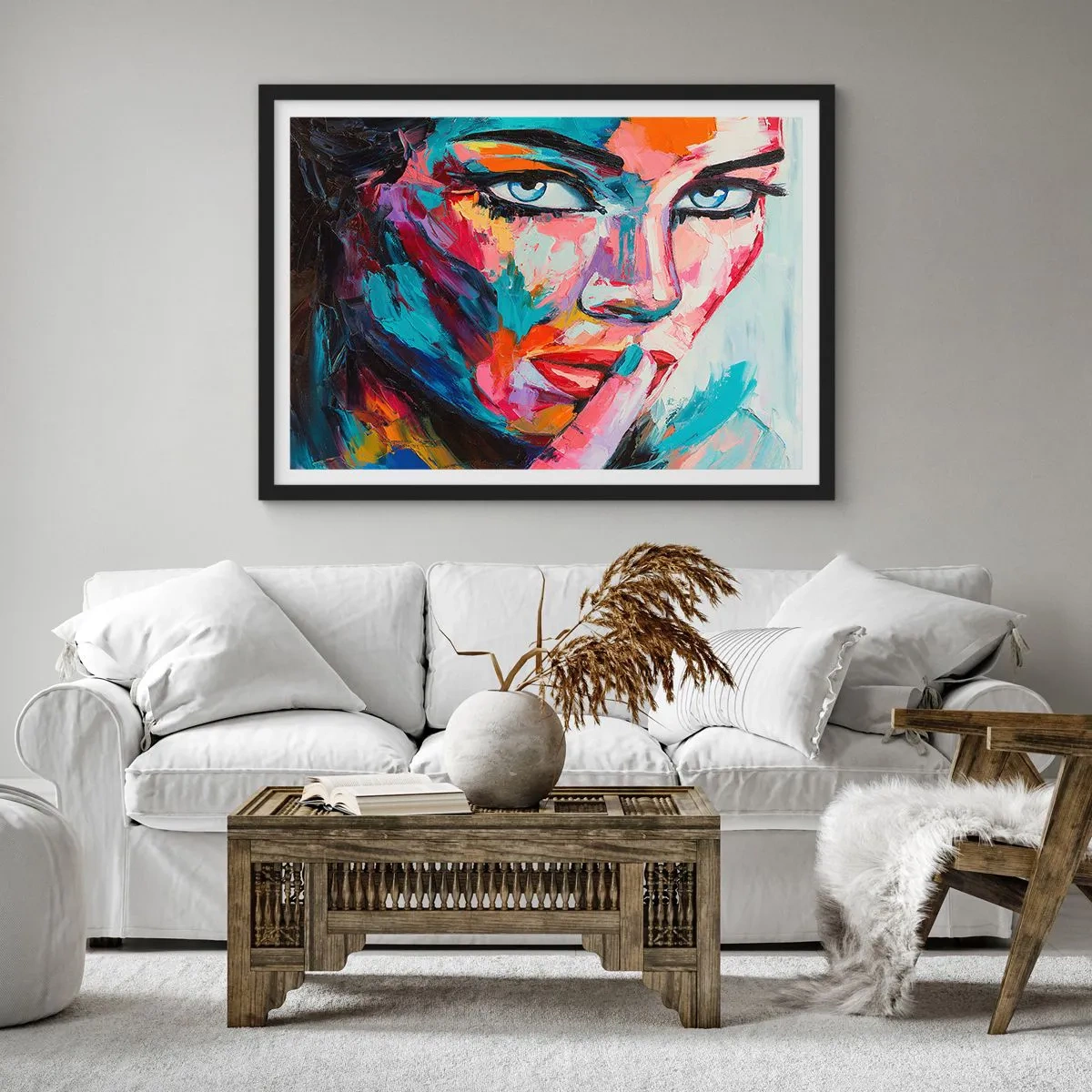 Poszter fehér keretben - Az első titkunk - 100x70 cm