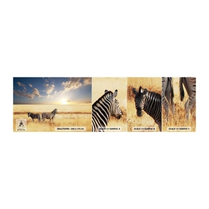 Fotótapéta Minta Öntapadós Deluxe Sticker - Menj el, ne zavard a békét - Állatok, Borda, Szafari - 100x30 cm