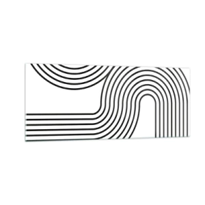 Üveg kép - Egy ívben - 100x40 cm