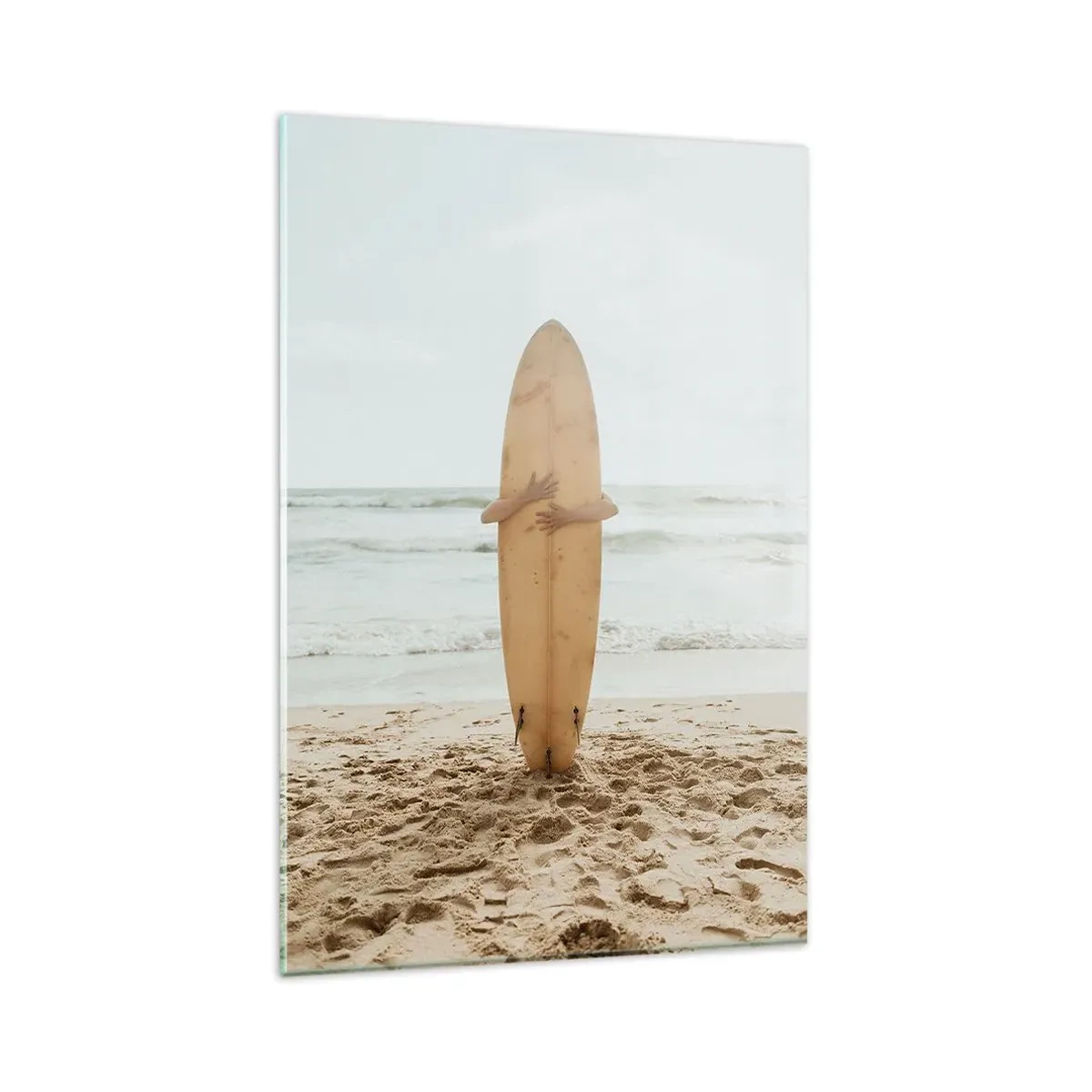 Üveg kép - Szeretettel a hullámok felé - 80x120 cm