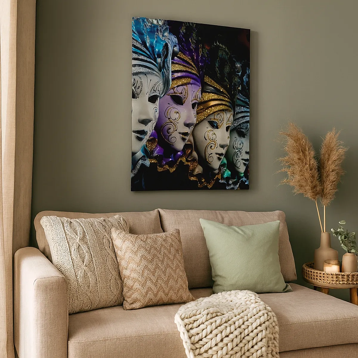 Vászonkép - Rejtély aranyban és ezüstben - 50x70 cm