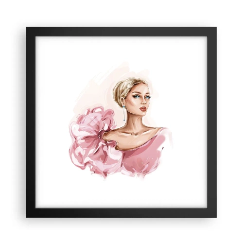 Poszter fehér keretben - Mintha festett lenne… - 30x30 cm