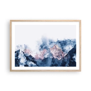Poszter világos tölgy keretben - Ezek a csúcsok! - 70x50 cm