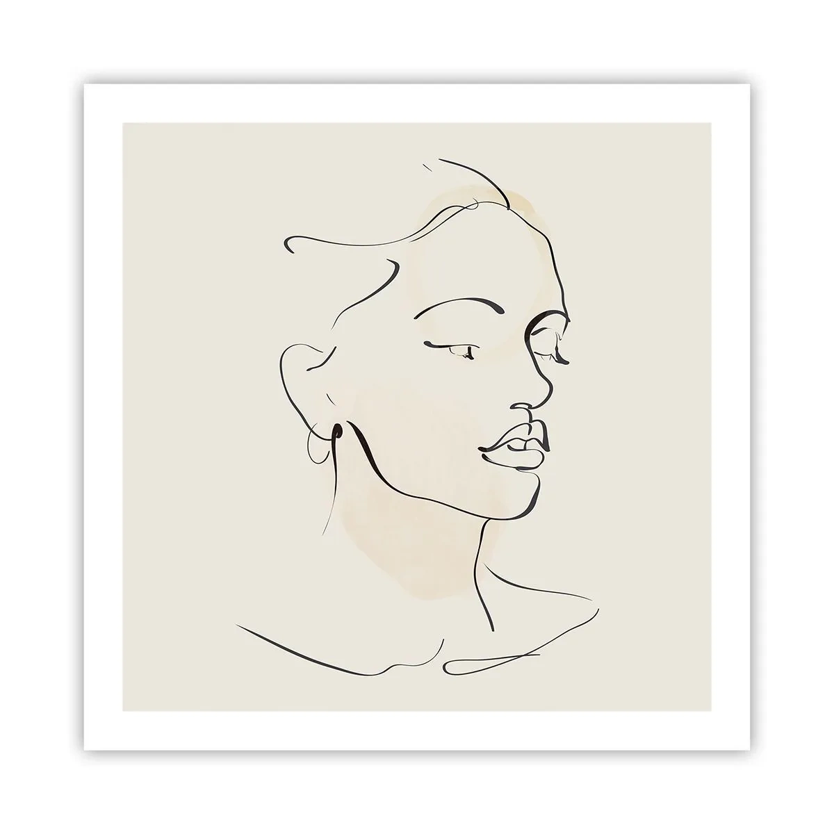 Poszter - Bizonyos vonallal - 60x60 cm