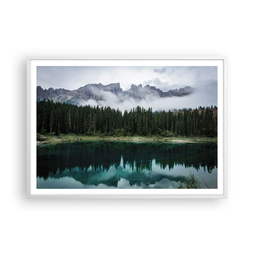 Poszter fekete keretben - Csitt, csit, ne zavard fel az állóvizet... - 100x70 cm