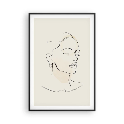 Poszter fehér keretben - Bizonyos vonallal - 61x91 cm