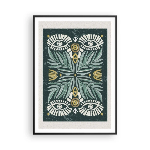 Poszter fehér keretben - Mint egy népi kivágás - 70x100 cm