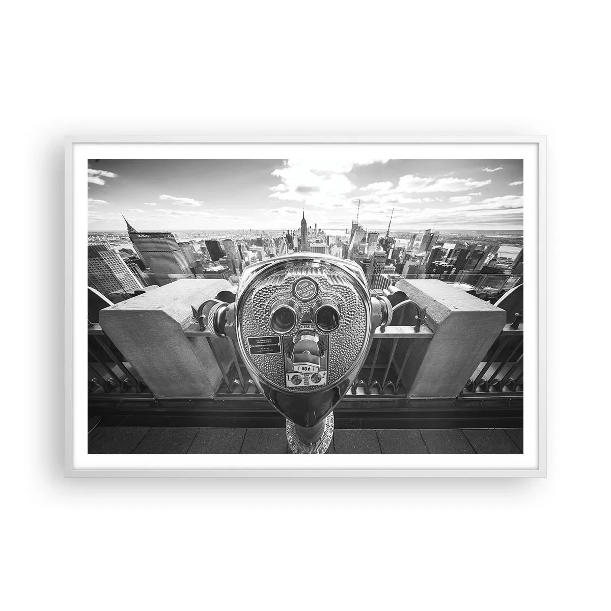 Poszter fekete keretben - A városok városa - 100x70 cm