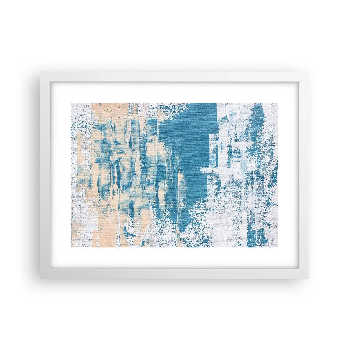 Poszter fekete keretben - Jégcsapon keresztül - 40x30 cm