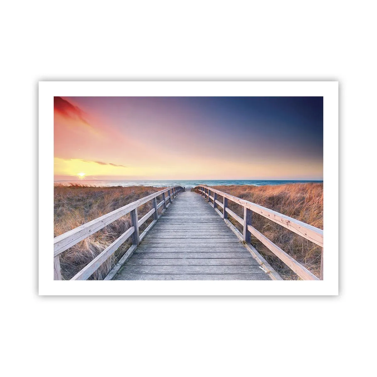 Poszter - Balti esti aurora - 70x50 cm