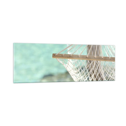 Üveg kép - Itt az ideje a pihenésnek - 90x30 cm