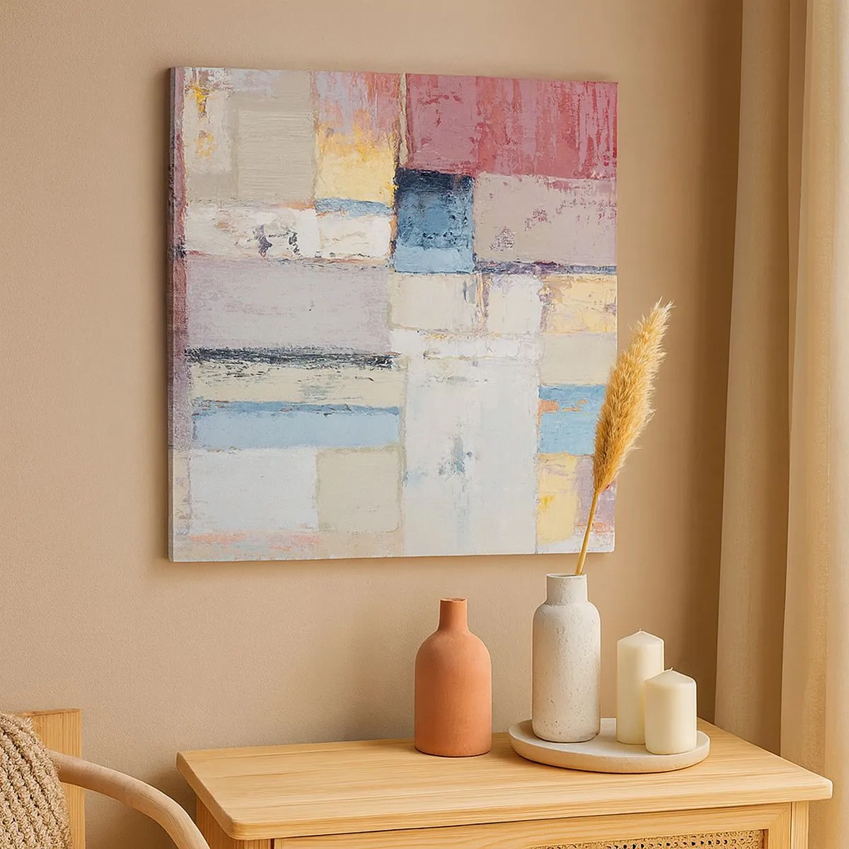 Vászonkép - A geometria nyugalma - 30x30 cm