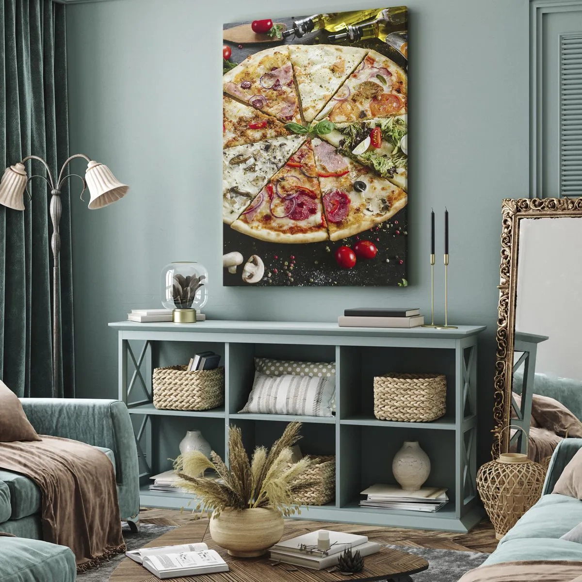 Vászonkép - Ízek palettája - 65x120 cm