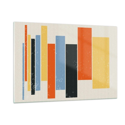 Üveg kép - Zenei felvétel - 120x80 cm